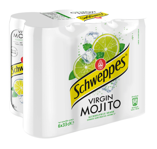 Afbeeldingen van SCHWEPPES MOJITO 6X33CL BLIK